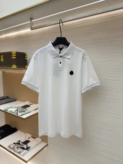 MONCLER Shirts & Polos Cotton (White) S-XL A6520260613075599