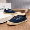 MONCLER Sneakers & Trainers Suede-Rubber (Navy-Beige) C60202606033342149