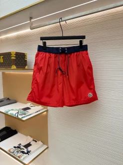 MONCLER Swimwear & Beachwear Nylon (Red-Navy) S-XL A3020260613013989