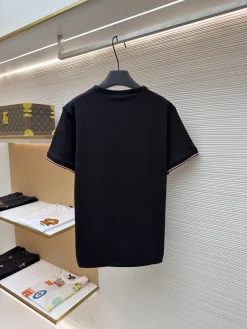 Alternative view of MONCLER T-shirts & Vests Cotton (Black-Red-White-Blue) S-XL A1020260613047379