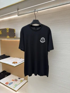 MONCLER T-shirts & Vests Cotton (Black) S-XL A1020260613029379