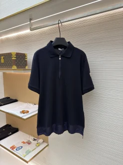MONCLER T-shirts & Vests Cotton (Navy) S-XL A3520260613049289