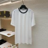 MONCLER T-shirts & Vests Cotton (White-Black) S-XL A1020260613047079