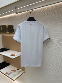 Alternative view of MONCLER T-shirts & Vests Cotton (White-Red-Blue) S-XL A1020260613047279