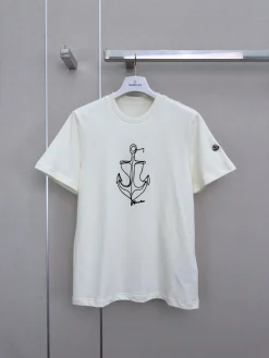 MONCLER T-shirts & Vests Cotton (White) S-M-L A6520260601015589