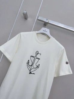 Alternative view of MONCLER T-shirts & Vests Cotton (White) S-M-L A6520260601015589