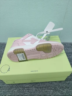 OFF-WHITE Sneakers & Trainers Leather (Pink-White-Black) EU35-46 B70202606032595119