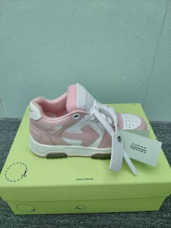Alternative view of OFF-WHITE Sneakers & Trainers Leather (Pink-White-Black) EU35-46 B70202606032595119