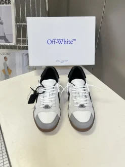Alternative view of OFF-WHITE Sneakers & Trainers Leather-Suede (White-Black-Grey-Brown) EU35-45 B80202606032598129