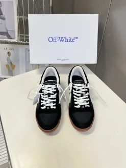 Alternative view of OFF-WHITE Sneakers & Trainers Suede-Leather (Black-White-Brown) EU35-45 B80202606032600129