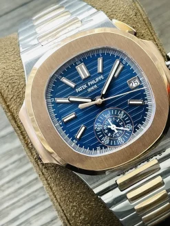 Alternative view of PATEK PHILIPPE Nautilus Automatic 57121A-001 (Blue Dial) 40mm 3K B450202606040006769