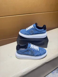 PHILIPP PLEIN Sneakers & Trainers Denim (Blue-White-Black) EU38-44 B20202606032602109