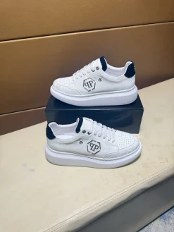 PHILIPP PLEIN Sneakers & Trainers Leather (White-Black) EU38-44 B20202606032605109