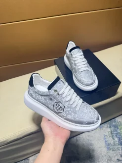 Alternative view of PHILIPP PLEIN Sneakers & Trainers Velvet (Silver-White-Black) EU38-44 B20202606032604109
