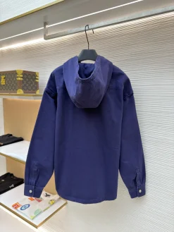 Alternative view of PRADA Coats & Jackets Cotton (Blue) S-XL C40202606130894149