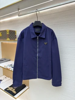 PRADA Coats & Jackets Cotton (Navy) S-XL B70202606130319129