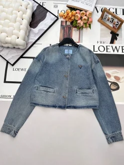 PRADA Coats & Jackets Denim (Blue) SML B75202606011546119