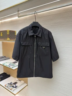PRADA Coats & Jackets Nylon (Black) S-XL B05202606130663109