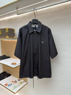 PRADA Coats & Jackets Nylon (Black) S-XL B35202606130017119