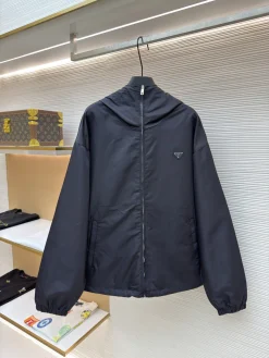 PRADA Coats & Jackets Nylon (Black) S-XL C40202606130893149
