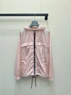 PRADA Coats & Jackets Polyamide (Pink) C95202606011659159