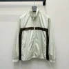 PRADA Coats & Jackets Polyamide (White-Brown) S-M-L C85202606010492159