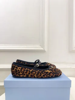 PRADA Flats & Loafers Calf Hair (Brown-Black) EU35-39 B90202606032613129