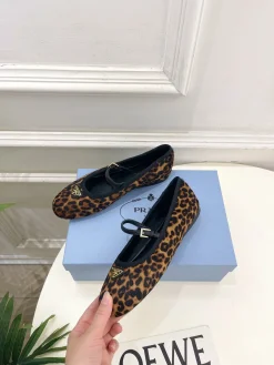 Alternative view of PRADA Flats & Loafers Calf Hair (Brown-Black) EU35-39 B90202606032613129