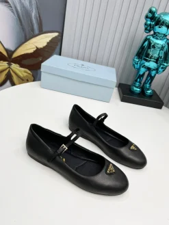 Alternative view of PRADA Flats & Loafers Leather (Black) EU35-39 B60202606032633119