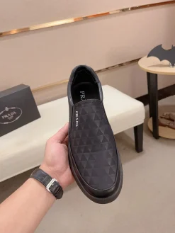 Alternative view of PRADA Flats & Loafers Leather (Black) EU38-44 B0020260603261799