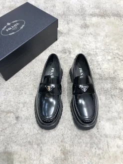 Alternative view of PRADA Flats & Loafers Leather (Black) EU39-44 D10202606032615159