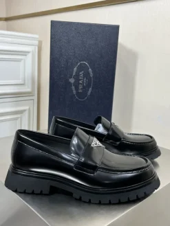 Alternative view of PRADA Flats & Loafers Leather (Black) EU39-44 D20202606032619169
