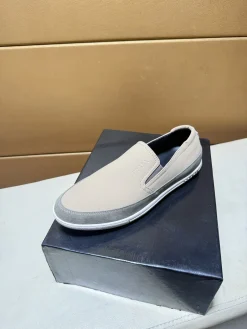 PRADA Flats & Loafers Leather-Suede (Beige-Grey-White) EU38-44 B10202606032610109