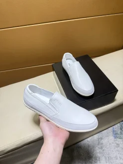 Alternative view of PRADA Flats & Loafers Leather-Suede (White-Grey) EU38-44 B10202606032611109
