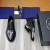 PRADA Formal Shoes Leather (Black-Blue) EU39-44 D50202606032732169