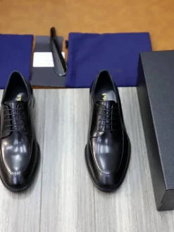 Alternative view of PRADA Formal Shoes Leather (Black-Blue) EU39-44 D50202606032732169