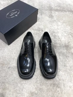 PRADA Formal Shoes Leather (Black) EU39-44 D10202606032710159