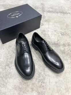 Alternative view of PRADA Formal Shoes Leather (Black) EU39-44 D10202606032721159
