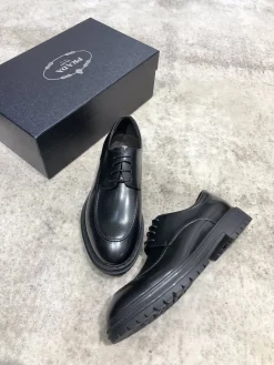 PRADA Formal Shoes Leather (Black) EU39-44 D10202606032722159