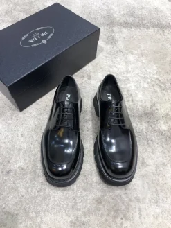 PRADA Formal Shoes Leather (Black) EU39-44 D10202606032724159