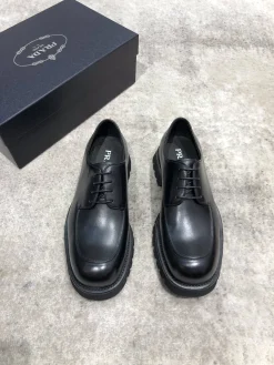 PRADA Formal Shoes Leather (Black) EU39-44 D10202606032725159