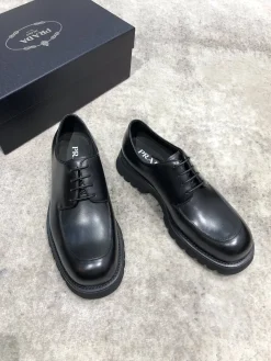 Alternative view of PRADA Formal Shoes Leather (Black) EU39-44 D10202606032725159