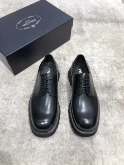 PRADA Formal Shoes Leather (Black) EU39-44 D10202606032726159