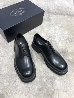 Alternative view of PRADA Formal Shoes Leather (Black) EU39-44 D10202606032726159