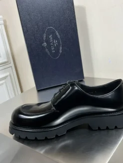 PRADA Formal Shoes Leather (Black) EU39-44 D20202606032716169
