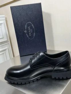 PRADA Formal Shoes Leather (Black) EU39-44 D20202606032727169