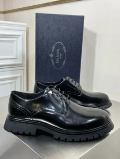 PRADA Formal Shoes Leather (Black) EU39-44 D20202606032728169