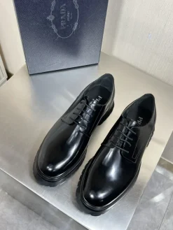 Alternative view of PRADA Formal Shoes Leather (Black) EU39-44 D20202606032728169