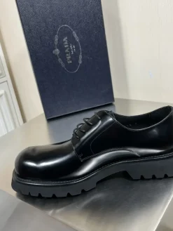 PRADA Formal Shoes Leather (Black) EU39-44 D20202606032729169