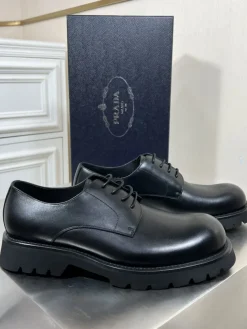 PRADA Formal Shoes Leather (Black) EU39-44 D20202606032730169